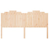 Bed Headboard 186x4x110 cm Solid Wood Pine