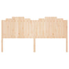 Bed Headboard 206x4x110 cm Solid Wood Pine