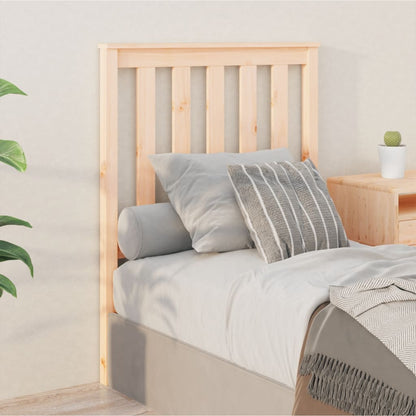 Bed Headboard 81x6x101 cm Solid Wood Pine
