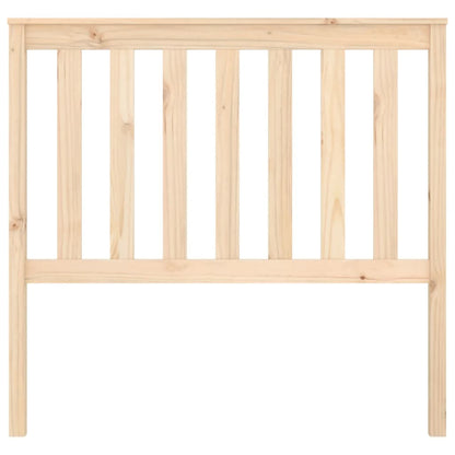 Bed Headboard | Light Brown | Solid Pine Wood | 106x6x101 cm
