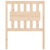 Bed Headboard 80.5x4x100 cm Solid Wood Pine
