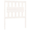 Bed Headboard White 80.5x4x100 cm Solid Wood Pine