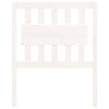 Bed Headboard White 80.5x4x100 cm Solid Wood Pine