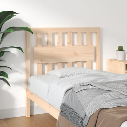 Bed Headboard | Natural Pine | Solid Pine Wood | Standard
