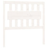 Bed Headboard White 95.5x4x100 cm Solid Wood Pine