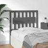 Bed Headboard Grey 95.5x4x100 cm Solid Wood Pine