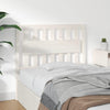 Bed Headboard White 105.5x4x100 cm Solid Wood Pine