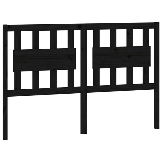 Bed Headboard | Black | Solid pine wood | Medium | Bed Headboard