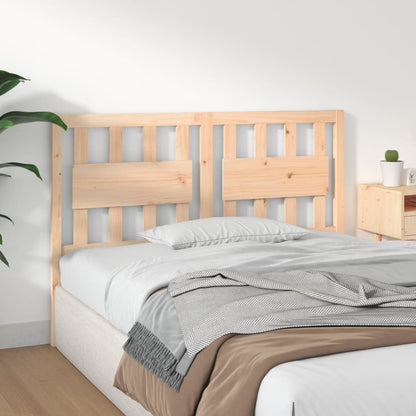 Bed Headboard | Natural Pine | Solid pinewood (untreated) | 140.5 cm wide