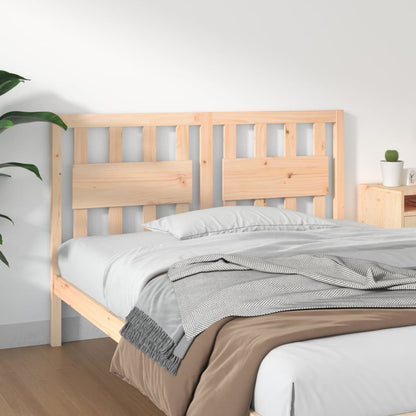 Bed Headboard | Natural Pine | Solid pinewood (untreated) | 140.5 cm wide