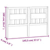 Bed Headboard Honey Brown 145.5x4x100 cm Solid Wood Pine