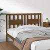 Bed Headboard Honey Brown 145.5x4x100 cm Solid Wood Pine