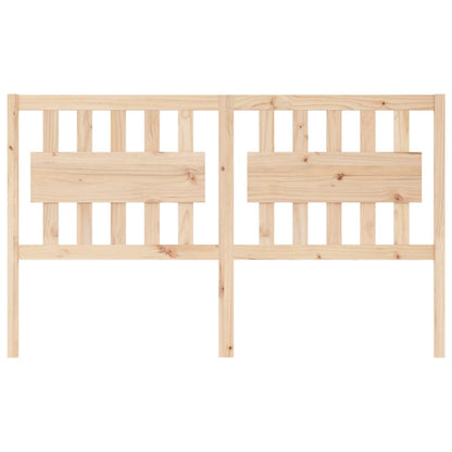 Bed Headboard 155.5x4x100 cm Solid Wood Pine