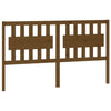 Bed Headboard Honey Brown 155.5x4x100 cm Solid Wood Pine