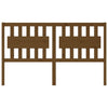 Bed Headboard Honey Brown 155.5x4x100 cm Solid Wood Pine