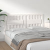 Bed Headboard White 165.5x4x100 cm Solid Wood Pine