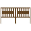 Bed Headboard Honey Brown 185.5x4x100 cm Solid Wood Pine