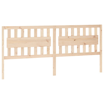 Bed Headboard | Natural Wood | Solid Pine Wood | 205.5 cm x 100 cm
