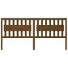 Bed Headboard Honey Brown 205.5x4x100 cm Solid Wood Pine