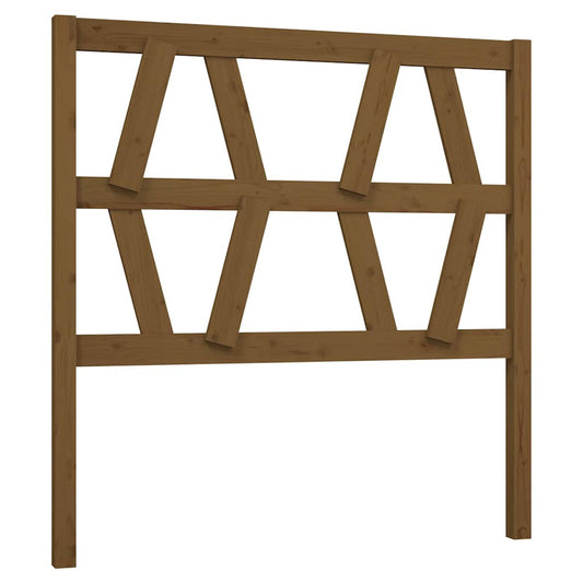 Bed Headboard Honey Brown 81x4x100 cm Solid Wood Pine