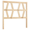 Bed Headboard 96x4x100 cm Solid Wood Pine