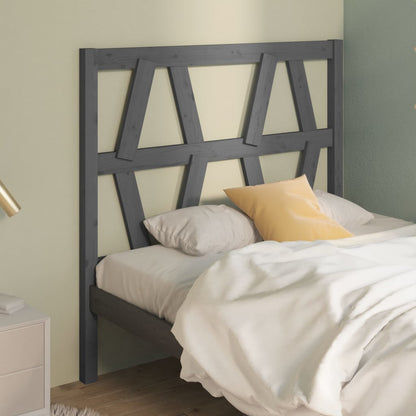 Bed Headboard | Grey | Solid Pine Wood | Standard | Appealing Design