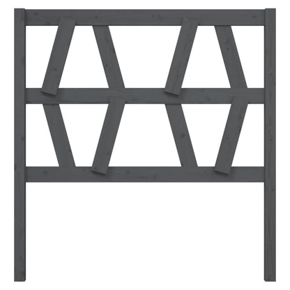 Bed Headboard | Grey | Solid pine wood | Standard | Bed Headboard
