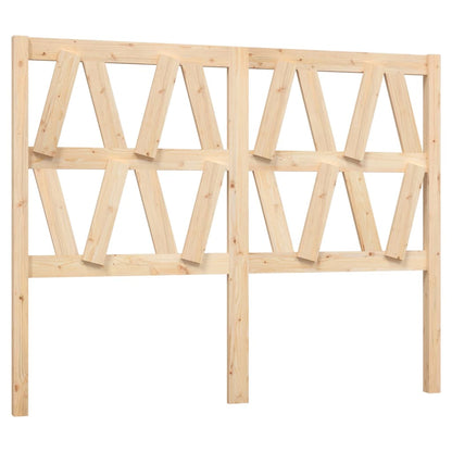 Bed Headboard | Natural Pine | Solid Pine Wood | Standard for Double Bed