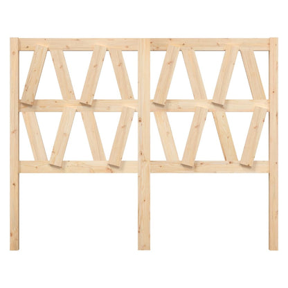 Bed Headboard | Natural Pine | Solid Pine Wood | Standard for Double Bed