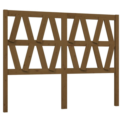 Bed Headboard | Honey Brown | Solid Pine Wood | Stylish Design