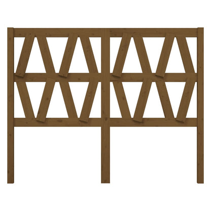 Bed Headboard | Honey Brown | Solid Pine Wood | Stylish Design