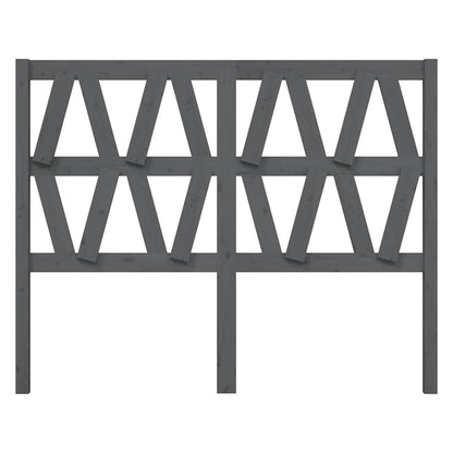 Bed Headboard | Grey | Solid pine wood | Bed Headboard | Rectangular