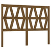 Bed Headboard Honey Brown 146x4x100 cm Solid Wood Pine