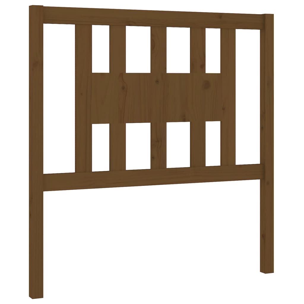 Headboard Honey Brown 106x4x100 cm Solid Wood Pine