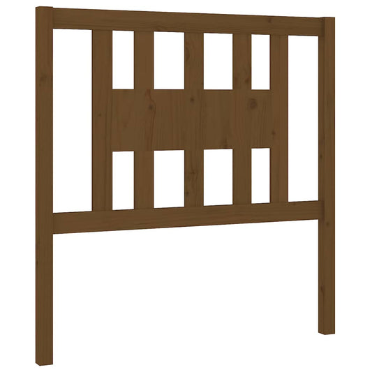 Headboard | Honey brown | Solid pine wood | 106x4x100 cm