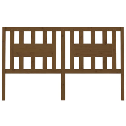 Headboard Honey Brown 126x4x100 cm Solid Wood Pine