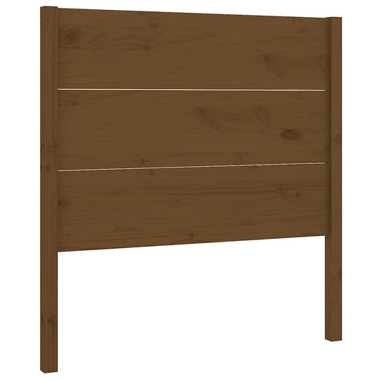 Headboard | Honey brown | Solid pine wood | Standard | Decorative Inlays