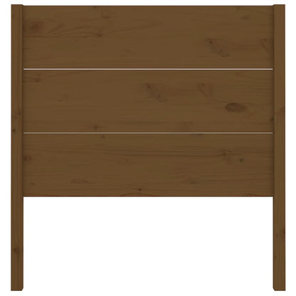Headboard Honey Brown 81x4x100 cm Solid Wood Pine
