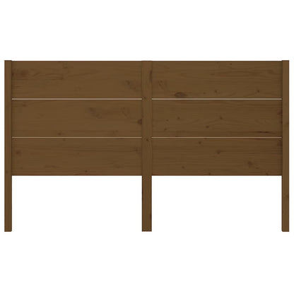 Headboard Honey Brown 126x4x100 cm Solid Wood Pine