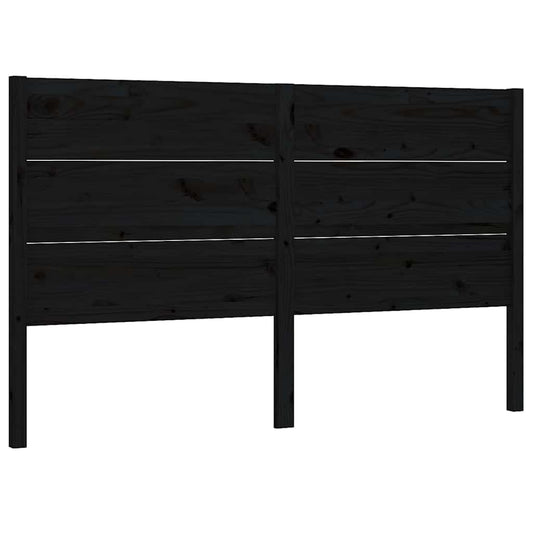 Headboard | Black | Solid Pine Wood | Standard | Durable | Headboard