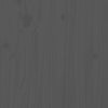 Bed Headboard Grey 81x4x100 cm Solid Wood Pine