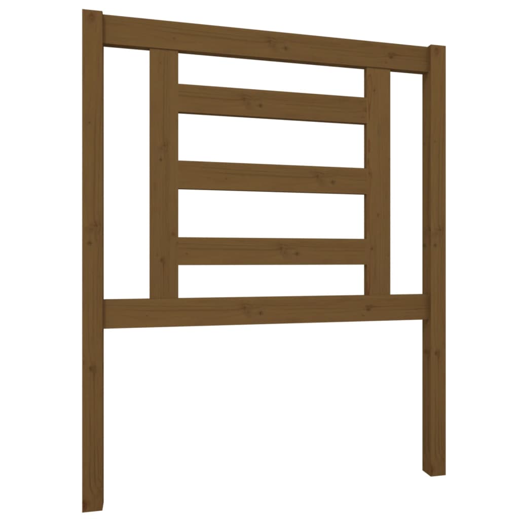 Headboard | Honey Brown | Solid Pine Wood | 81 x 4 x 100 cm