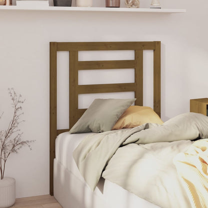 Headboard | Honey Brown | Solid Pine Wood | 81 x 4 x 100 cm