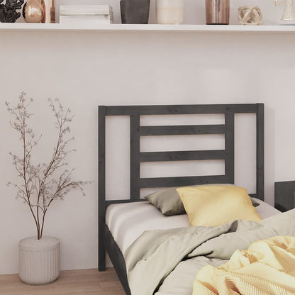 Headboard | Grey | Solid pine wood | Standard Headboard Size