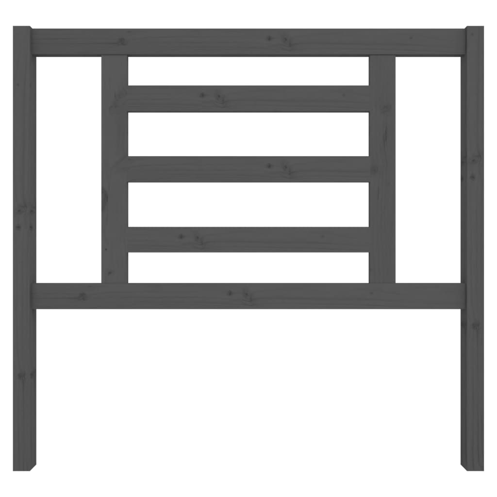 Headboard | Grey | Solid Pine Wood | Standard | Appealing Design