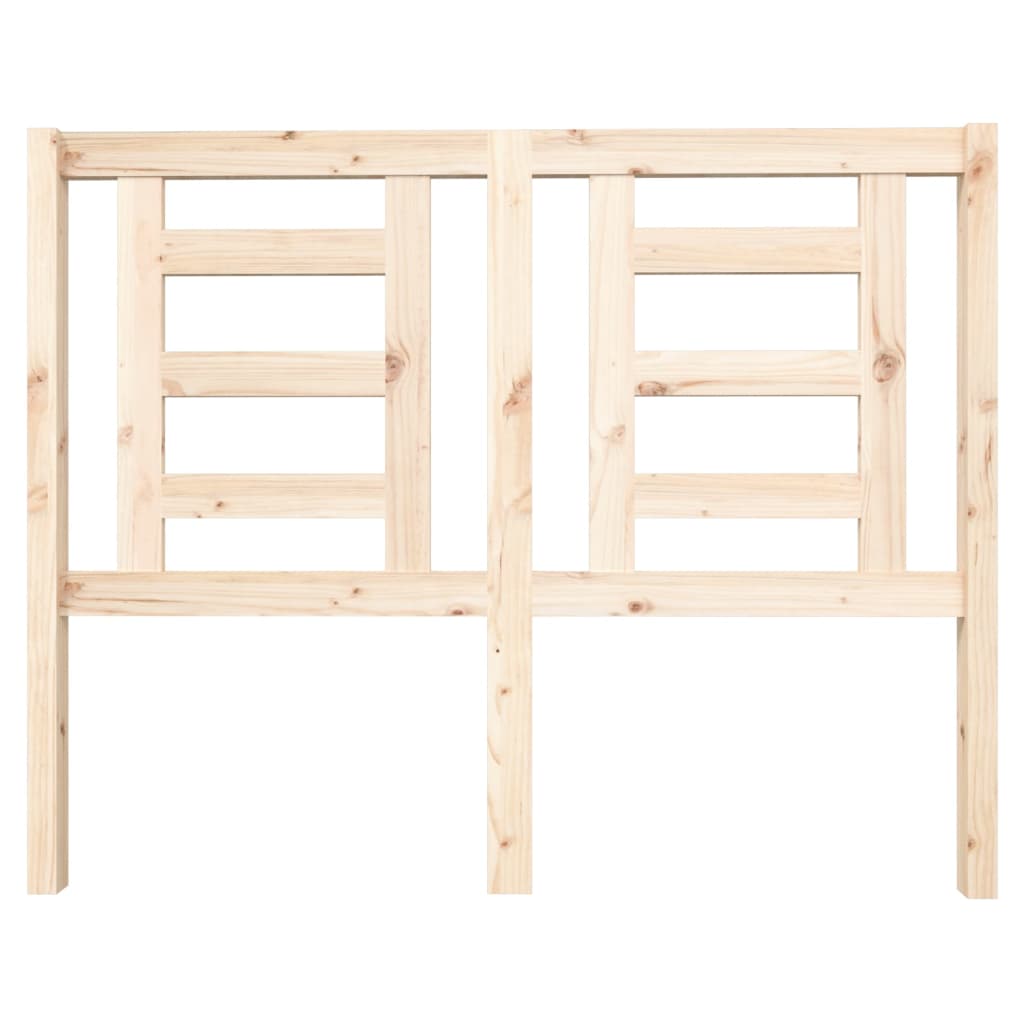 Headboard | Natural Wood | Solid pinewood | 126 x 4 x 100 cm