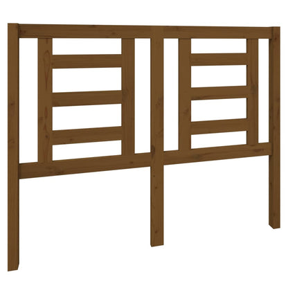 Headboard | Honey brown | Solid pine wood | 126 x 4 x 100 cm