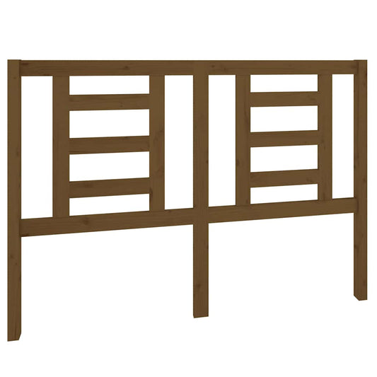 Bed Headboard Honey Brown 141x4x100 cm Solid Wood Pine