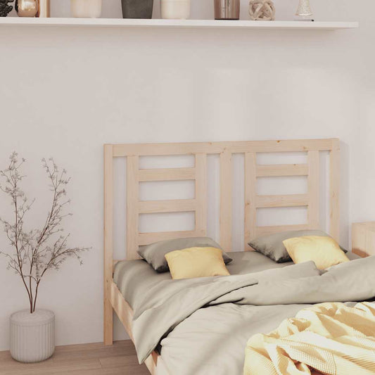 Bed Headboard 146x4x100 cm Solid Wood Pine