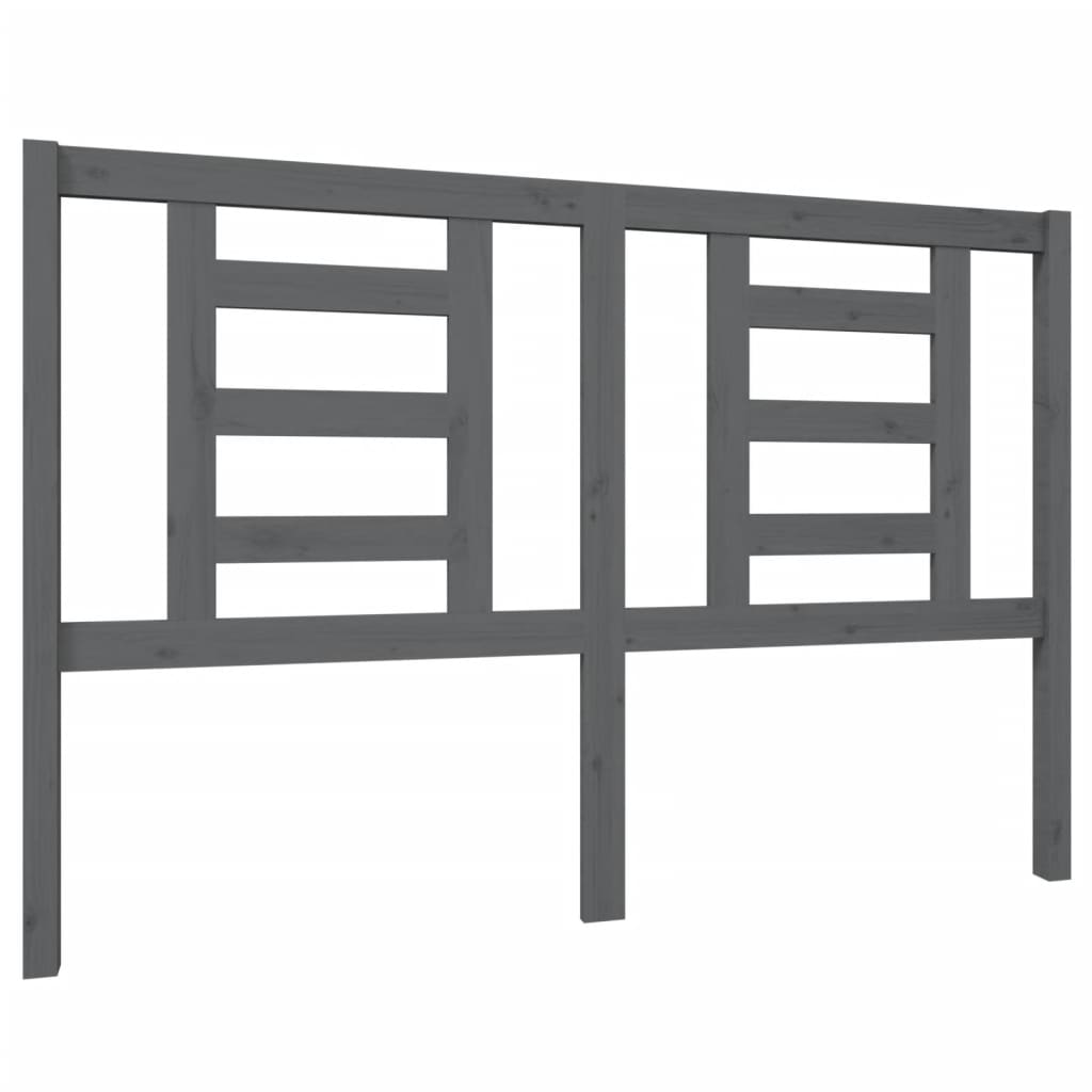 Headboard | Grey | Solid pine wood | Standard | Bed Headboard